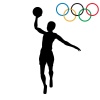 【商業利用不可】オリンピック　バスケットボール　ダンクシュート