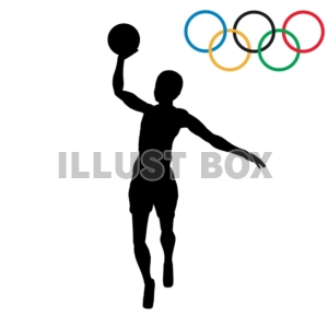 無料イラスト 商業利用不可 オリンピック バスケットボール ダンクシュー