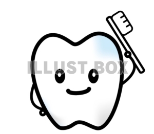 歯磨き歯のイラスト