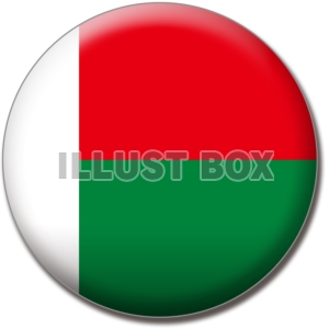 無料イラスト 国旗のバッジシリーズ マダガスカル