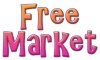 【フリーマーケット 文字素材】　FREE　MARKET　06