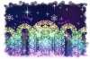 【ワンポイントイラスト】　夜景シリーズ　ルミナリエ02