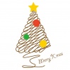 手書き風クリスマスツリー