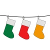 クリスマス　靴下３色