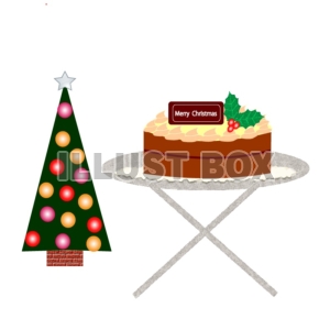 クリスマス～チョコレートケーキとツリー