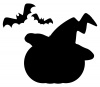 ハロウィンかぼちゃのシルエット