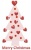 クリスマス・ピンクのハートのツリー