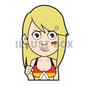 ドイツ代表（怒る）