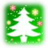 きらきら クリスマスツリー＆雪の結晶