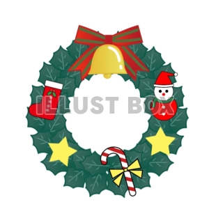 クリスマス　クリスマスリース