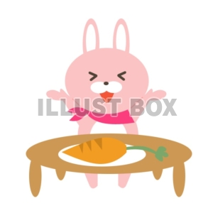 うさぎとニンジン
