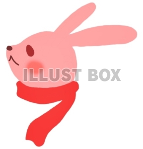 マフラーうさぎ