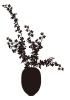 【シルエット】植物シリーズ　鉢植えと花瓶　06