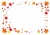 きれいな紅葉（もみじ）のフレーム・枠