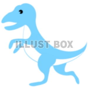 ティラノサウルス（水色）
