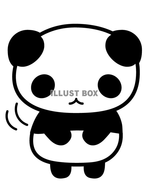 かわいい パンダのイラスト素材が無料 イラストボックス