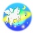 惑星とペガサス●年賀状●