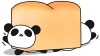 【パンダのコスプレ】ミニ食パン