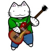 バンド猫　ギター