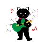 バンド～エレキギターの黒猫