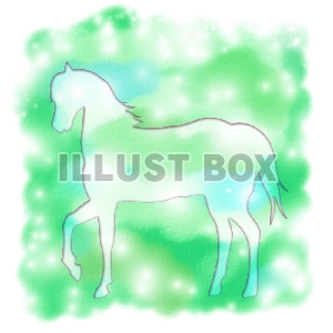 【ワンポイントイラスト】年賀状　馬　透過PNG　06