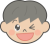 【EPS】男の子：face【透過PNG】