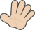 【EPS】パー：hand【透過PNG】