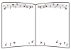 楽譜風フレーム　[EPSベクターデータつき]透過PNG