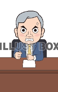 【透過PNG】社長（怒る）