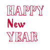 【透過PNG】HAPPY NEW YEAR【年賀状】