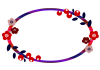 お正月の植物●年賀状●透過PNG