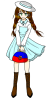 透過PNG　ワンピースの女の子