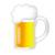 ビールのイラスト　【透過PNG】