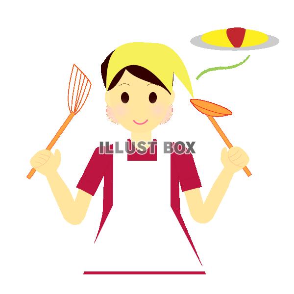 [EPS/PSG]料理をする女性