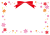 ピンク系・花とリボンのフレーム・枠【EPS（ベクターデータ）・透過PNG】