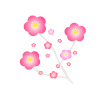 梅の花びら[EPS/PNG]