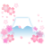 富士山と桜のイラスト【透過PNG】