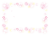 幻想的な桜のフレーム枠【透過PNG】