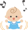 【EPS】Music♪Baby【透過PNG】