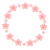 桜の花輪