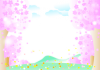 桜・風景イラスト【透過PNG】