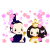 ひな祭り・お内裏さまとお雛様のイラスト【透過PNG】