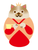 猫雛三人官女1　透過PNG