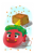 【ワンポイントイラスト】節分のお面と豆　透過PNG