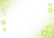 桜の花フレーム　グリーン【透過PNG】