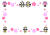 ひな祭り・パンダのフレーム枠【透過PNG】