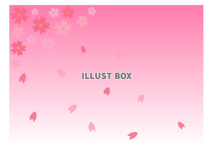 桜のフレーム（PNG）