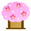 ひな祭り 桃の花 [透過PNG]