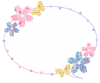 桜 和風 ふきだし [透過PNG]