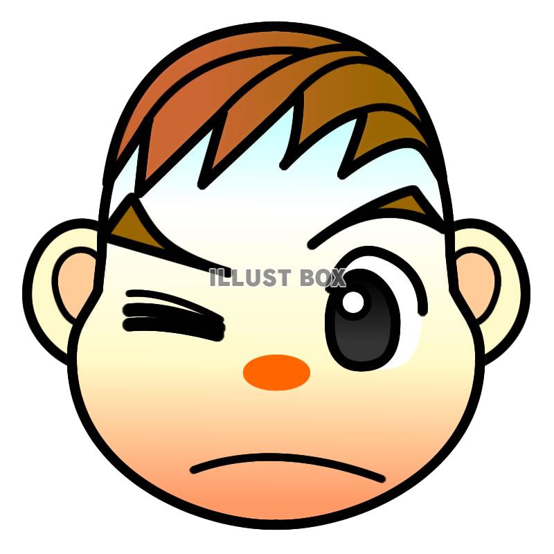 【透過PNG】男の子の表情